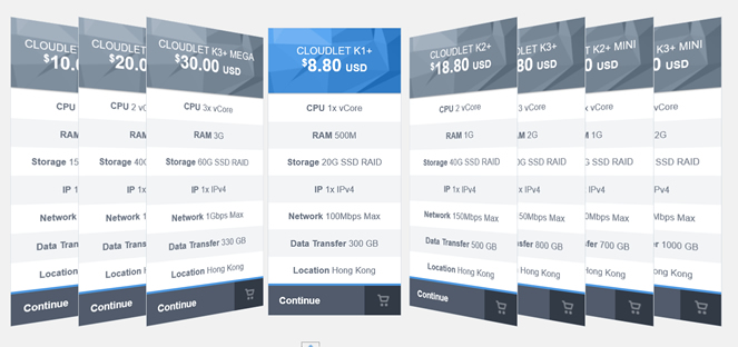 GigsGigsCloud商家香港/新加坡直连线路云服务器 50Mbps带宽起步