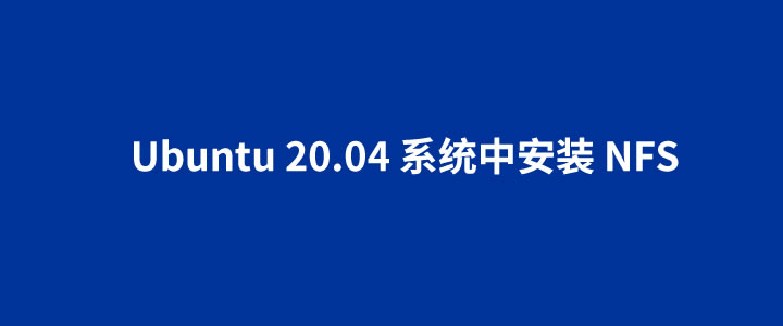 如何在 Ubuntu 20.04 系统中安装 NFS 服务器（NFS配置策略）