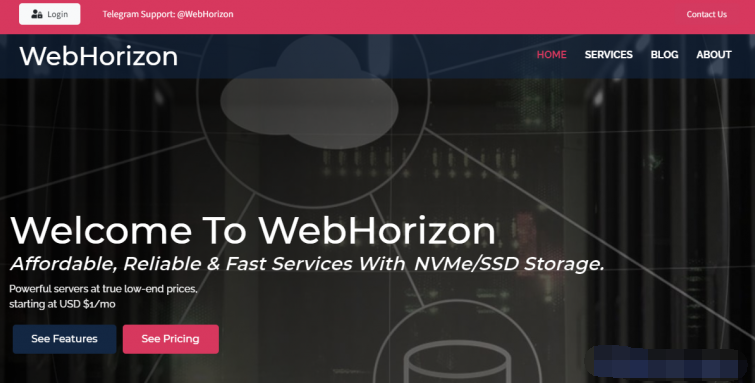 WebHorizon 黑色星期五和网络星期一 45折促销波兰/新加坡/日本VPS低至年$3.5