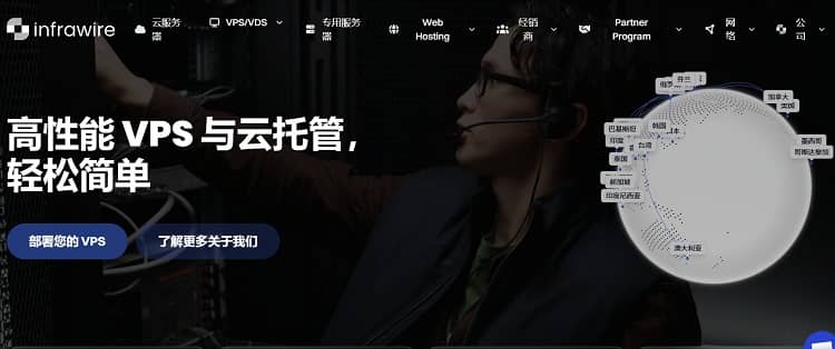 Infrawire优惠码 - 欧美亚多机房不限流量VPS月付5美元起 - 搬瓦工中文网